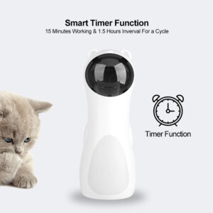 Automatic LED Laser Cat Toy – Interactive Red Laser