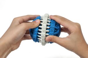 Dog Teeth Cleaning Treat Dispenser Ball – Interactive & Durable Toy - Image 2