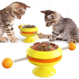 Rotating Cat Toy with Catnip – Interactive Play and Training - Image 3