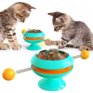 Rotating Cat Toy with Catnip – Interactive Play and Training