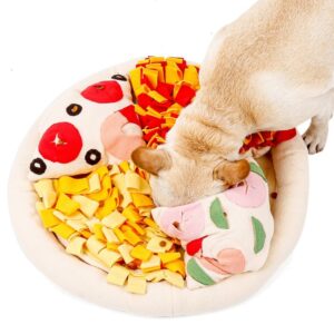 Dog Pizza Snuffle Toy – Hidden Food Training Mat