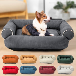 Human-Style Dog Sofa Bed – Comfy Couch & Bed Combo