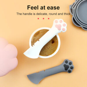 Multi-Functional Pet Can Opener & Spoon with Lid – Feeding Scoop for Cats & Dogs - Image 5