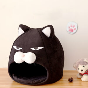 Cat-Shaped Cozy Bed – Comfy House & Sleeping Nest - Image 3