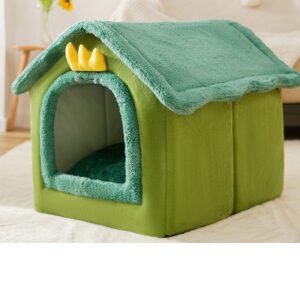 Foldable Pet House – Warm Semi-Enclosed Bed for Cats & Dogs - Image 8