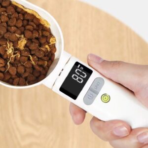 Rechargeable Weighing Spoon – Pet Food Scoop with Scale