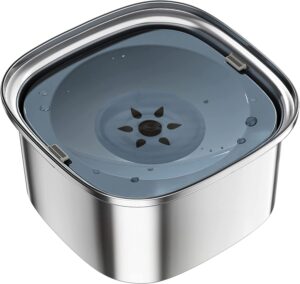 Large Capacity Floating Stainless Steel Dog Water Bowl - Image 2