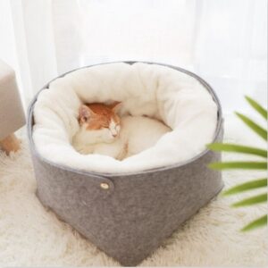 Cozy Round Detachable Cat Nest