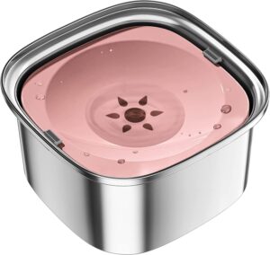 Large Capacity Floating Stainless Steel Dog Water Bowl - Image 3