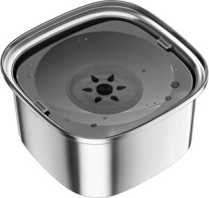 Large Capacity Floating Stainless Steel Dog Water Bowl - Image 5