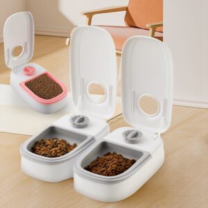 Automatic Smart Feeder with Timer & Dual Stainless Steel Bowls for Cats and Dogs - Image 5