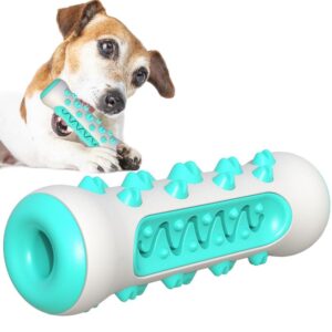 Leaking Treat Dog Chew Toy – Tough Rubber Toothbrush for Aggressive Chewers - Image 3