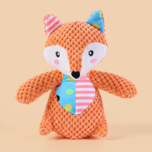 Colorful Plush Squeaky Dog Toy - Image 4