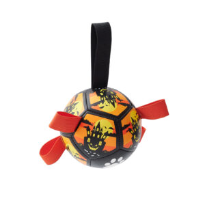 Dog Soccer Ball Toy with Straps - Image 3