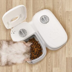 Automatic Smart Feeder with Timer & Dual Stainless Steel Bowls for Cats and Dogs - Image 2