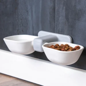 Wall-Mounted Food Bowls for Cats & Dogs