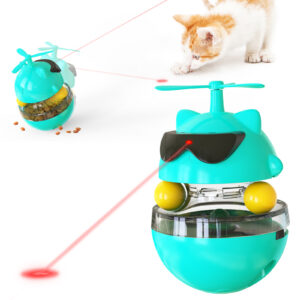 Rechargeable Laser Cat Toy with Treat Dispenser