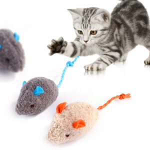 Plush Catnip Mouse – Interactive Cat Toy