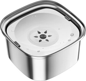 Large Capacity Floating Stainless Steel Dog Water Bowl - Image 4