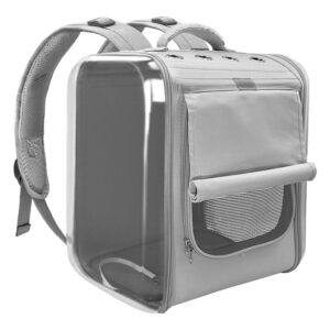 Breathable Cat Backpack – Dual-Sided Clear Design - Image 8