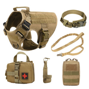 Tactical Dog Harness – 6-Piece Battle Suit Set - Image 2