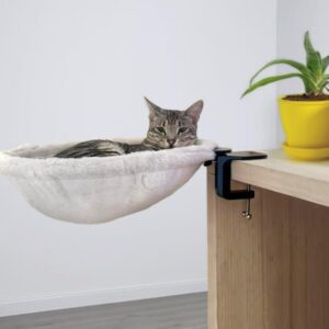 Desk-Attachable Ergonomic Cat Hammock – Cozy Kitten Bed