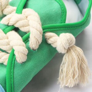 Human-Style Slipper Dog Toy with Rope – Fun Alternative to Real Slippers - Image 3