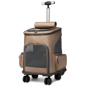 Portable Foldable Trolley Pet Backpack – Travel-Friendly & Durable - Image 6