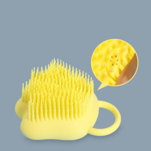 Paw-Shaped Pet Bath Brush with Shampoo Dispenser - Image 3