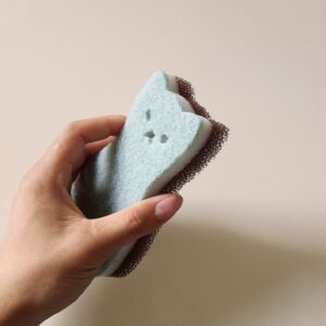 Cat-Shaped Double-Sided Sponge Set - Image 3