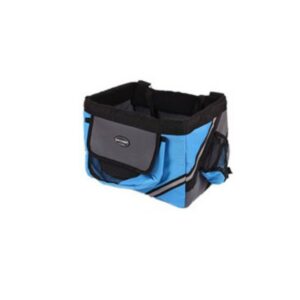 Pet Bicycle Carrier – Front Handlebar Basket with Pockets - Image 4