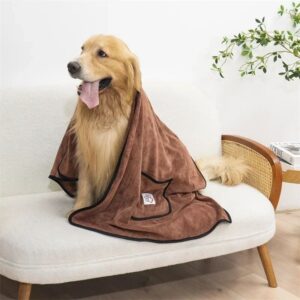 Glove-Style Dog Bath Towel – Water Absorbent & Quick-Drying