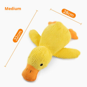 Plush Squeaky Duck Dog Toy - Image 3