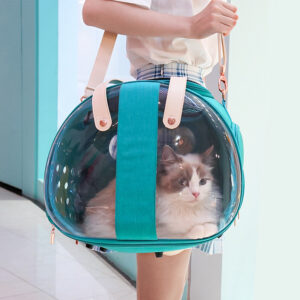 Stylish Dual-Sided Transparent Cat Shoulder & Handbag – Breathable & Comfortable