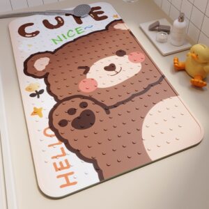 Anti-Slip Pet Bath Mat – Suction Cup Floor Pad Bathtub Safety - Image 2