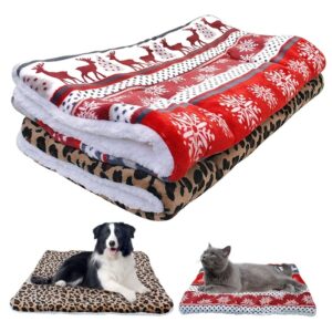 Double-Sided Christmas Pet Mat