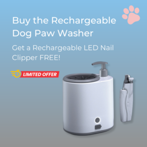 Ultimate Automatic Rechargeable Dog Paw Washer & Massager - Built-in Shampoo Dispenser + Free Rechargeable LED Nail Clipper - Image 9