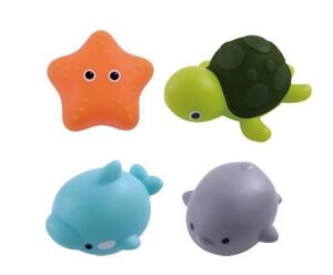 LED Floating Bath Toy Set – 4 Animal Shapes - Image 2