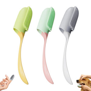 Silicone Finger Toothbrush for Dogs & Cats – Oral Care & Teeth Cleaning