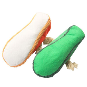 Human-Style Slipper Dog Toy with Rope – Fun Alternative to Real Slippers - Image 4