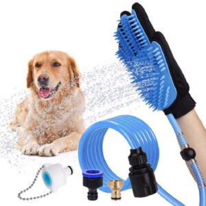 2-in-1 Pet Shower Head & Brush – Bathing Tool