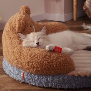 Winter Cat Bed – Warm & Cozy Nest - Image 3