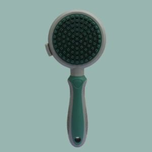 2-in-1 Silicone & Plastic Pet Brush – Grooming, Bathing & Shedding Tool - Image 6