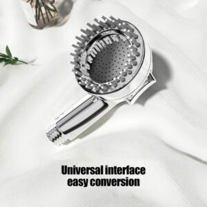 2-in-1 Pet Shower Head – Soft Silicone Comb & Ergonomic Grip for Easy Bathing - Image 3