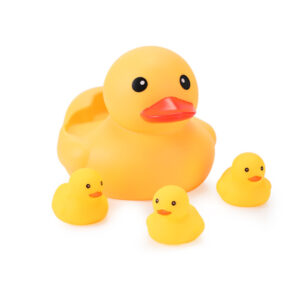 Squeaky Yellow Duck Bath Toy Set - Image 2