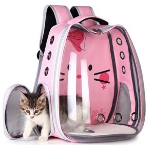 Cartoon-Themed Breathable Cat Backpack – Convenient & Spacious