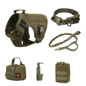 Tactical Dog Harness – 6-Piece Battle Suit Set - Image 3