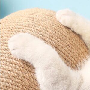 Large Sturdy Wooden Cat Scratching Ball - Image 2