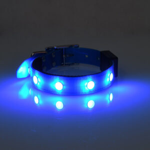 Rechargeable Luminous Waterproof Pet Collar – Adjustable for Cats & Dogs - Image 3