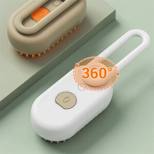 3-in-1 Steamy Rechargeable Comb Brush – Hair Removal, Massage & Anti-Static - Image 6